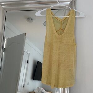 Nordstrom Light Yellow Tank Top